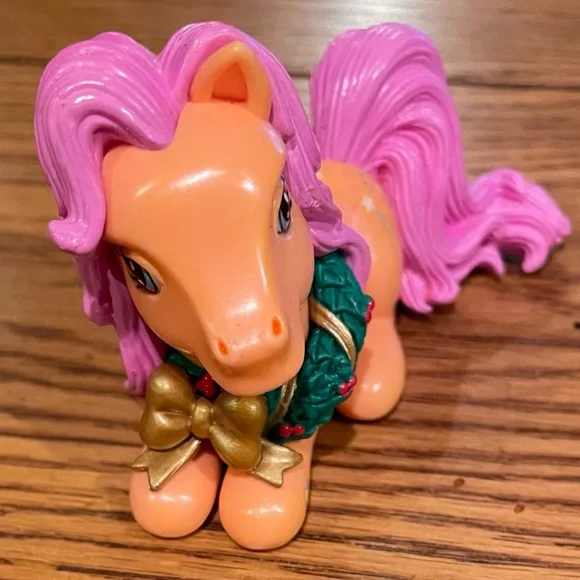EUC VTG (3) My Little Pony:Sparkleworks, Pinkie Pie,Kimono Purple pony ornaments
